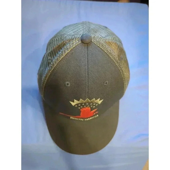 North Dakota Trucker Unisex Hat OS RepYourWater Green Embroidered Snapback‎ Mesh - Picture 4 of 10